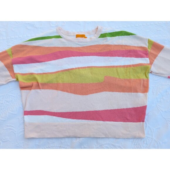 WISPR Brodie Sweater Sunset Victory Crew Neck Silk Blend Small READ Swift Lover - Picture 14 of 16